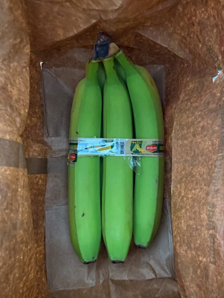 organic bananas that wouldn't ripen
