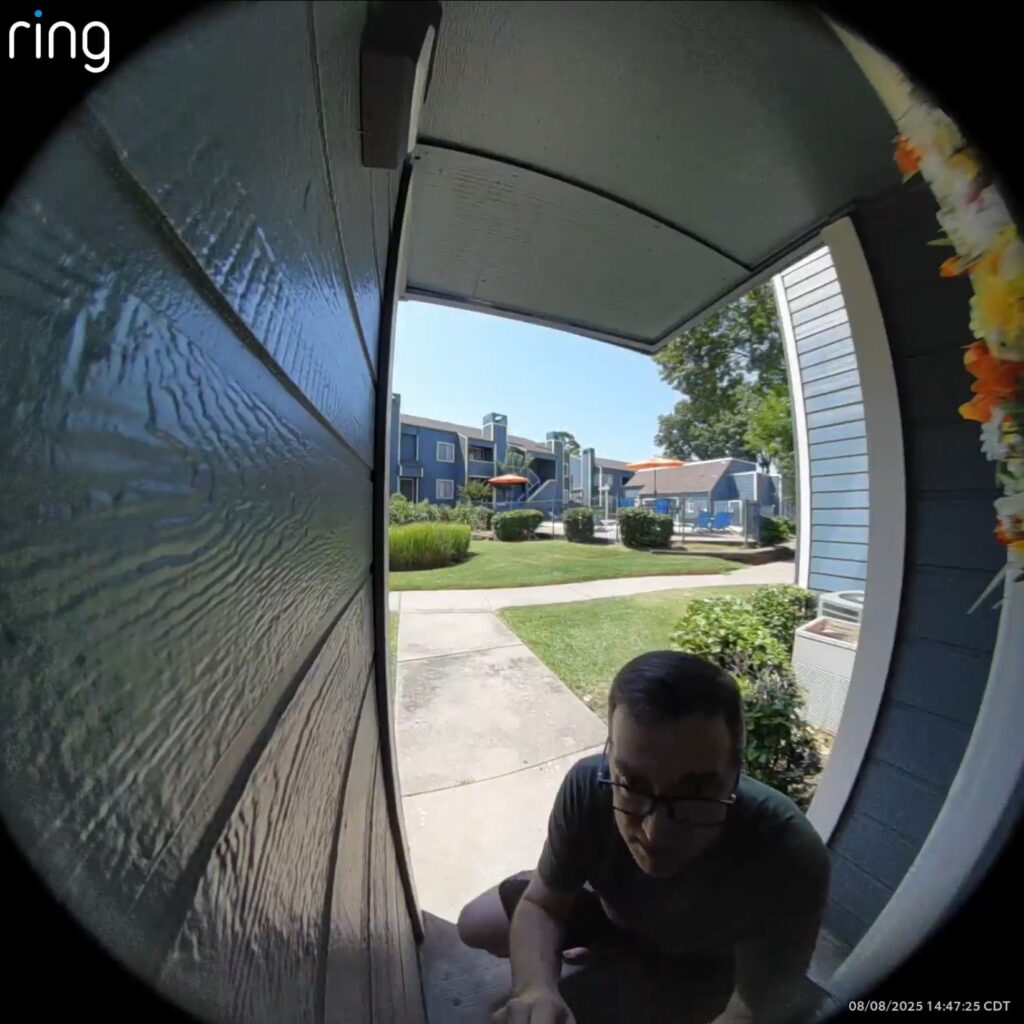 Installing a Ring doorbell camera